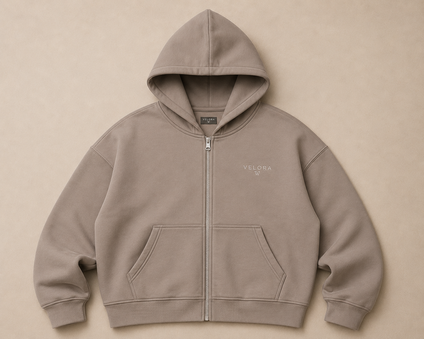 VELORA Zip Hoodie