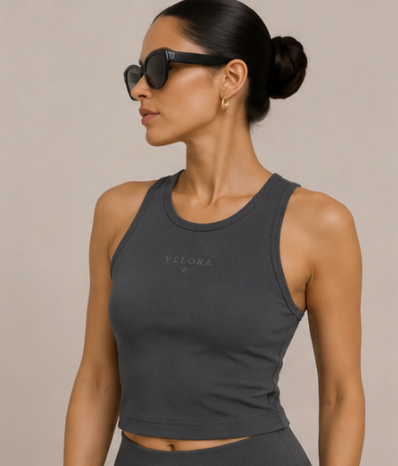 VELORA Sculpt Gym Top