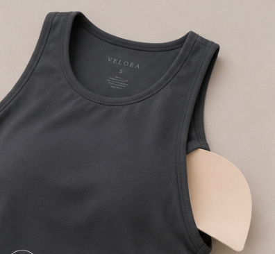 VELORA Sculpt Gym Top