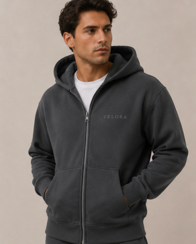 VELORA Zip Hoodie
