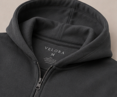 VELORA Zip Hoodie